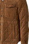 Kante Men's Camel Shirt Collar Suede Leather Coat 24Wgd 655310 - 5