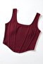 Women's Cotton Bra with Thick Straps, Ribbed Special Form Protection (3129) - 2