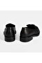 Women's Black Tassel Detailed Leather Loafer - 8