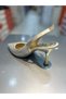 Vollex Stone Imported Galvanized Heel Women's Stylish Heeled Shoes - 6
