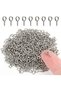 Epoxy Keychain Pendant Nail 50pcs, Ring Screw, Pendant Screw, Epoxy Pendant Jewelry Nail Screw