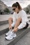Shi̇ft Women's Thick Sole Lace-Up Casual Sneaker Sports Shoes - 3