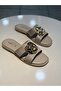 Vollex Flat Sole Buckled Stylish Women Slipper - 2
