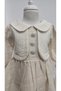 Eid Holiday Baby Girl Kids Dress Waffle Woven Bebe Collar Buttoned 2015 - 5