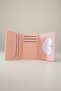 Gray Color White Ribbon Detailed Women's Wallet / Card Holder - 2