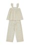 Palm Tree Patterned Set for 6-9 Years - Ivory - 3
