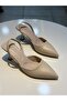 Hco Thin Heeled Open Back Casual Women's Heeled Shoes