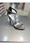 Serrace Single Band Thin Stone Heeled Shoes - 2