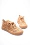Braided Nude Thick Sole Casual Women's Sneaker Tr01My01D - 5