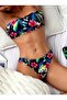 Strapless Patterned Bikini Set
