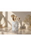 Satin Textured Bow Detailed Makeup Brush Holder - Decorative Cosmetic Organizer & Brush Stand - 2