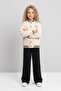 Girls' College Collar Wide Leg Tracksuit Set - 2
