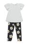 Daisy Printed Set for Ages 6-9 - Off-White - 4