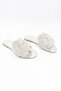 İzlife Women's Flat Stylish Slippers with Imported Stones - 4