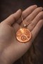 Cell Phone Protection Prayer Copper Medallion Necklace – Protection Prayer for Men and Women - 3
