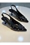 Vollex Imported Buckle-Stoned Stylish Women's Heeled Shoes - 2
