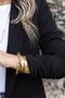 Black Sleeve Gathered Detail Blazer - 6