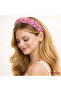 Pink Confetti and Candy Beaded Glitter Children's Hair Crown Dd11 Confetti - 3