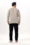 Large Size Long Sleeve Sile Cloth Crew Neck Summer T-Shirt Stone 3031 - 2