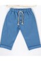 Eid Holiday Baby Boy Triple Set Pilot Rabbit Printed Badi Shirt Pants Set 2216 - 4
