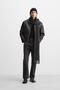 Zra model new season boxy fit four seasons viral men's leather jacket coat - 4