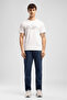 Rico High Waist Regular Fit Straight Leg Blue Men's Jeans