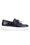Oliver Black Crocodile Men's Leather Shoes