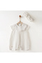 Ac26641 Baby Chic Jumpsuit Set Ecru - 2