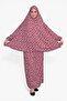Namaz Elbisesi Jarse Desanli Two Piece Bordo