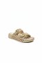 Pienn Double Buckle Pearl Stylish Women's Flat Daily Slippers - 2