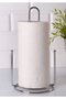 Metal Upright Paper Towel Holder Table Top Vertical Napkin Roll Holder