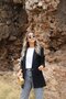 Black Wool Effect Blazer