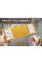 Caution Fire Hazard Gold Metal Warning Sign 7X20 cm – Work Safety - 2