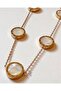 Gold Roma Harf Necklace - 3