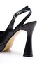 Square Toe Open Back Platform Heel Evening Dress Shoes 11 cm Heel Length - 3