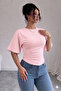 Women's Cotton Pack Soft Fabric Blouse Draped Stylish Daily Model (Not Cropped) 0080 - 4