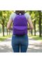 Elegance Purple Unisex Daily School Travel Backpack - 2