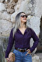Plum Slim Fit Shirt - 2