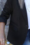 Khaki Three-Pocket Blazer Jacket - 3