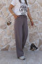 Mink gabardine elastic waist pants - 2