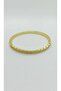 Twist Elegance – Burgu Taşlı Gold Kelepçe - 3