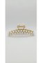 Gold Color Metal Pearl Latch Buckle