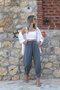 Smoked Natural Linen Trousers - 3