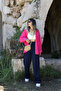 Fuchsia Viscose Standard Size Shirt - 5