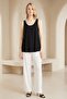 3 Pieces A-Line Comfortable Fit Basic Thick Strap Undershirt T-Shirt - 2