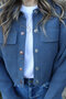 Blue Polo Collar Standard Size Thick Fabric - 8