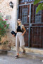 Gray Natural Linen Trousers - 6