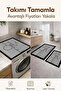 Stain-Resistant, Non-Slip, Washable Jute-Looking Washing Machine and Dryer Cover & Mat 60X60Cm - 2