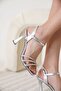 Silver Women's Stone Sandals Tr20My15E - 4