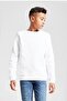 White Kids Basic Sweatshirt